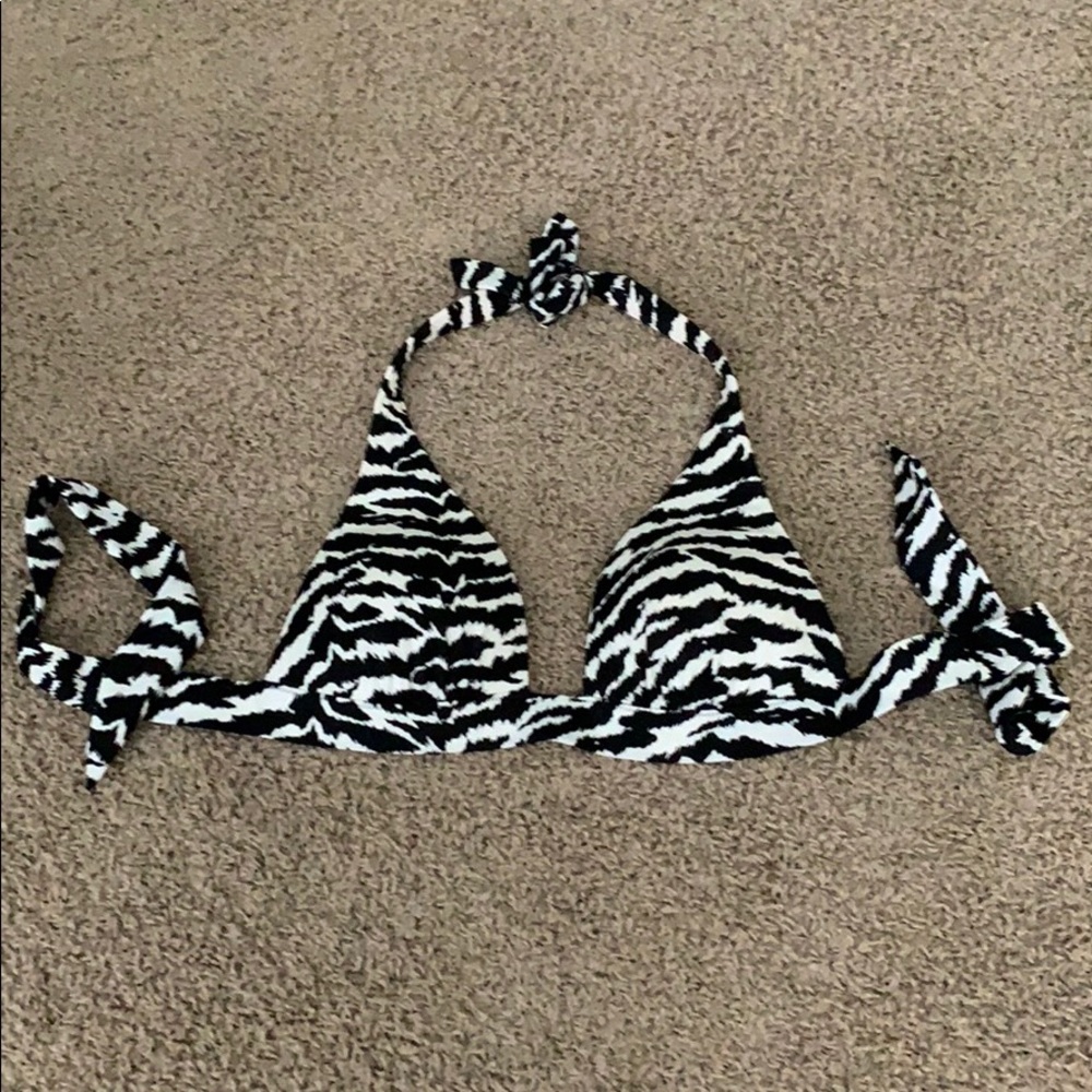 Victoria’s Secret zebra bathing suit top